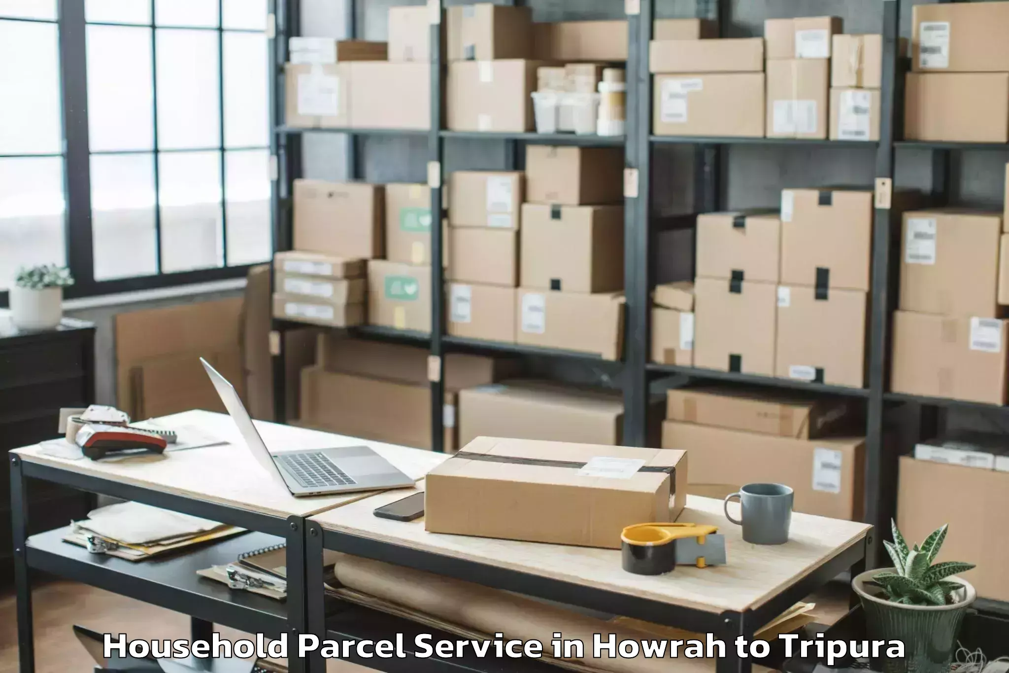 Efficient Howrah to Jampuijala Household Parcel